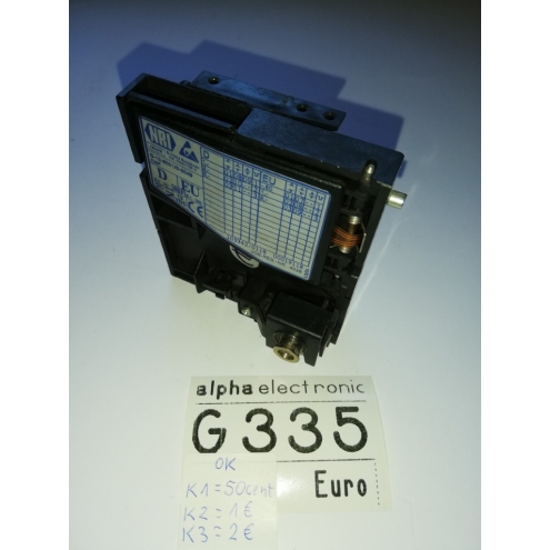 NRI G-13 Münzprüfer, G335, Rückgabe unten, Parts Ersatzteile, coin validator, ok, NRI G13