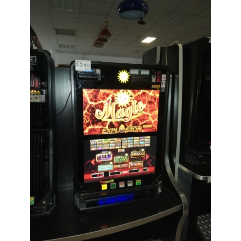 TR5.0 V2 Merkur 22" Slimline Merkur Magie Explosion Deluxe, mit vielen Spielen + MTG, mit MD100, G340, Wandgeräte, Geldspieler ohne Zulassung
