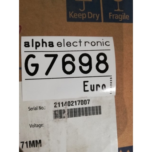 Mars MEI Akzeptokassetten, G7698, Cassetten 67-71mm, Serial Nor 21140217007, Neu im Karton