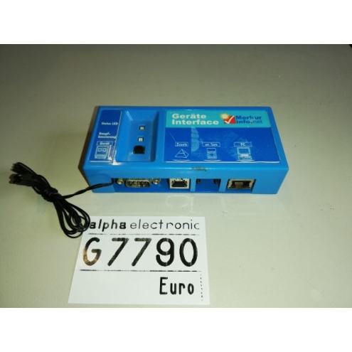 Merkur Geräte Interface für Geldpieler zu vernetzen, G7790, Merkur info.net