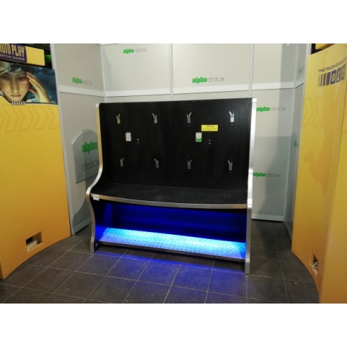 Doppelständer, holz, G7960, Geldspielerständer, Automatenständer