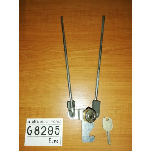Merkur Schließgestänge, Verriegelung für Geldspieler, G8295, Geldspieler Parts, inkl. 1 Schlüssel