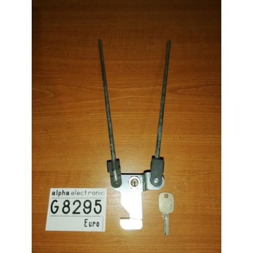 Merkur Schließgestänge, Verriegelung für Geldspieler, G8295, Geldspieler Parts, inkl. 1 Schlüssel