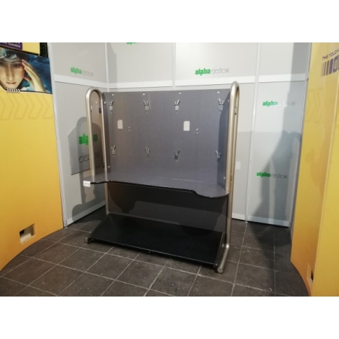 Doppelständer, mit Plexiglasrahmen, G8442, Geldspielerständer, Automatenständer