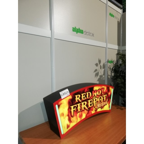 Aufsatz für Bally Wulff Game Station Red Hot Firepot, z. B. für Twin Top, G8925, Topper Anzeige