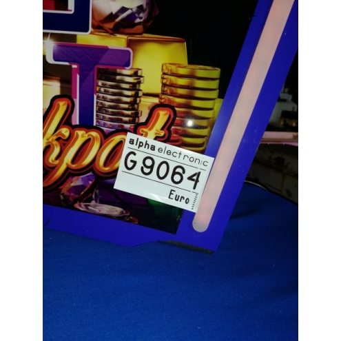 Topper für Bally Wulff Game Station Techno Jackpot z. B. für Twin Top, G9064, Header Anzeige Kopfteil