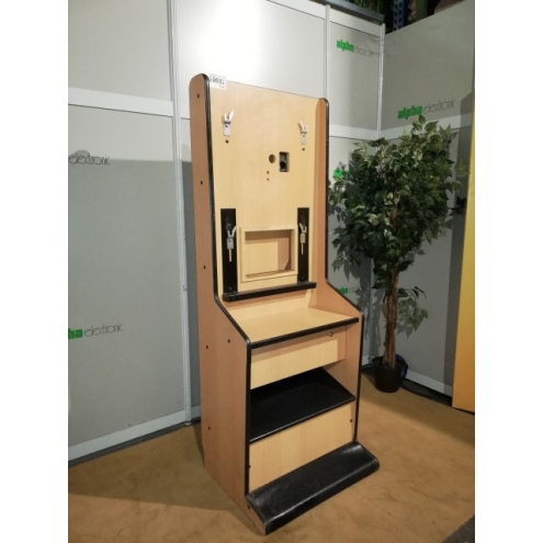 Geldspielerständer, Einzelständer, G9691, Automatenständer, Holzständer