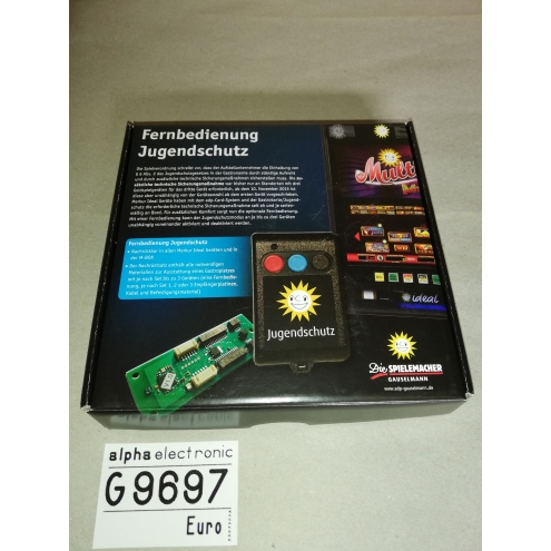 ADP Spielautomaten Jugendschutz Fernbedienung für 3 Geräte, G9697, Geldspieler Parts, Zubehör, Ersatzteile