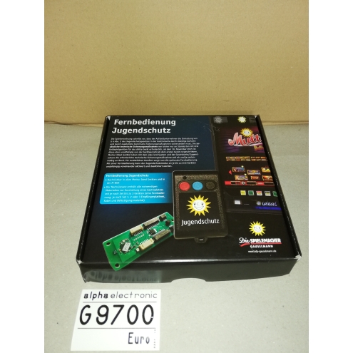 ADP Spielautomaten Jugendschutz Fernbedienung für 2 Geräte, G9700, Geldspieler Parts, Zubehör, Ersatzteile