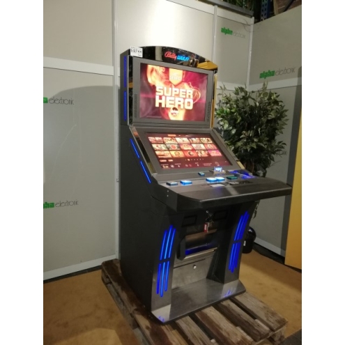 G9744 Bally Slant Top, Tüv und LZ bis 06/27, Select Super Hero, 75 Spiele, Bally Laufzeitgerät, mit UBA Recycler