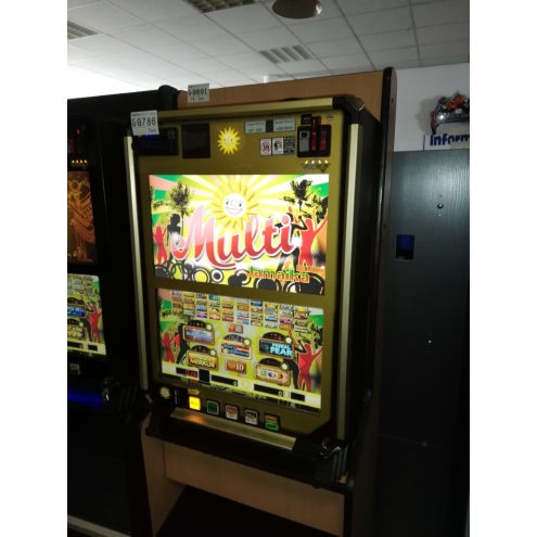 TR5.0 V2 Merkur 22" Slimline Gold Edition Multi Multi 7 Deluxe, mit MD100, 3x70 Spiele, G9786, Wandgeräte, Geldspieler ohne Zulassung