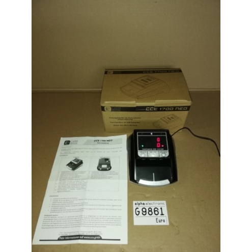 Falschgeldprüfer Cash Control CCE 112 Duo, Geldscheinprüfgerät, G9861