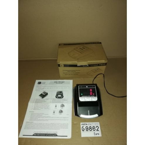Falschgeldprüfer Cash Control CCE 112 Duo, Geldscheinprüfgerät, G9862