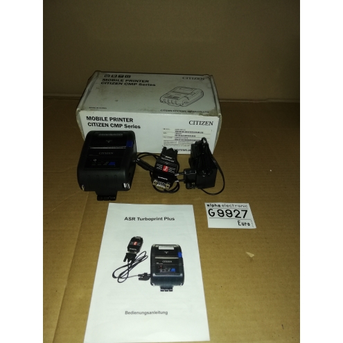Citizen Drucker Model CMP-2011, G9927, Auslesedrucker - mit Ladegerät und ASR Turboprint Plus VDAI-Schnittstelle