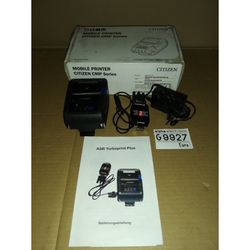 Citizen Drucker Model CMP-2011, G9927, Auslesedrucker - mit Ladegerät und ASR Turboprint Plus VDAI-Schnittstelle
