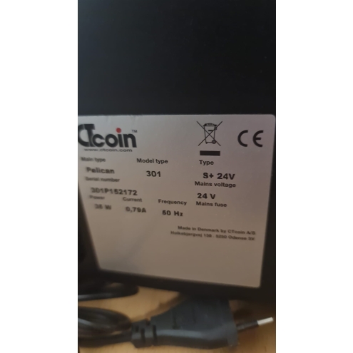 NGZ Münzzählmaschine CTCoin Modell Pelican 301, GK237, Geldzählmaschine, Münzsortiermaschine, coin sorter