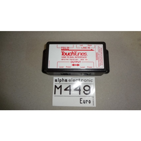 Touch Tunes UNB to BAL Interface, M449, Neu