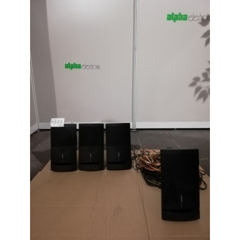 4 x kleine Bose Boxen, gebraucht, M555, Lautsprecher, Speakers