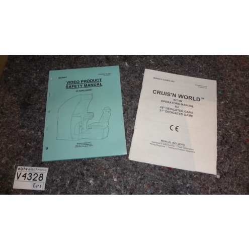 Manual für Cruis`n World, Midway, Arcade, V4328, Cruisn World