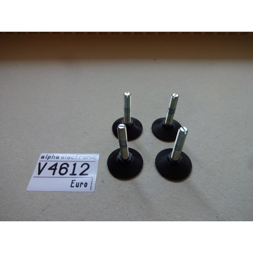 Stellfüße, 4 Stück im Set, für Flipper und Videogeräte, V4612, Parts, Ersatzteile