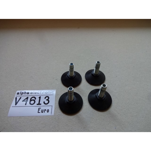 Stellfüße, 4 Stück im Set, für Flipper und Videogeräte, V4613, Parts, Ersatzteile